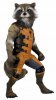 Marvel Guardians of the Galaxy Full Size Rocket Raccoon Neca 