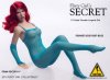 1/6 Female Fishnet Bodysuit Set in Blue for 12" Figures Flirty Girl 