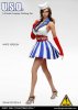 Flirty Girl’s 1:6 Scale Female Clothing Set in White U.S.O. FGC-2016-2