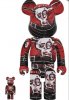 Jean-Michel Basquiat Bearbrick No 5 400% & 100% 2 Pack Set Medicom