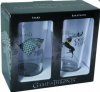 Game of Thrones Pint Glass Set Stark & Baratheon Dark Horse
