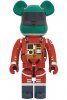 2001 Space Odyssey Green Helmet & Orange Suit 1000% Bearbrick Medicom