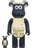 Shaun The Sheep Bearbrick 400% & 100% 2 Pack Medicom