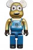 Minions Dave Chrome Version 1000% Bearbrick by Medicom
