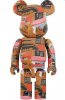 Andy Warhol X Jean Michel Basquiat 2 1000% Bearbrick by Medicom