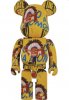 Andy Warhol X Jean Michel Basquiat 3 1000% Bearbrick by Medicom