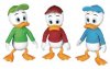 Ducktales DAH-069 Dynamic 8-Ction Huey Dewey Louie Set Beast Kingdom