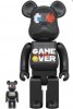 Pac-Man X Grafflex X 9090 X Ship&Crew Bearbrick Set 400% 100% Medicom