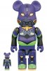 Evangelion Eva 01 New Paint Bearbrick 400% & 100% 2 Pack Medicom