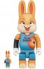 Space Players Lola Bunny Bearbrick 400% & 100% 2 Pack Medicom