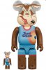 Space Players Wile E Coyote Bearbrick 400% & 100% 2 Pack Medicom