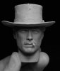 1/6 Scale Cowboy Headsculpt Painted  for 12 inch Figures by iminime