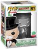 Pop! Board Games Silver Mr. Monopoly #01 Exclusive Vinyl Figure Funko