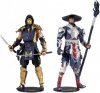 Mortal Kombat Scorpion and Raiden Set of 2 7" Figures Mcfarlane