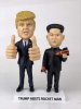 President Trump Meets Rocket Man Bobblehead Set 