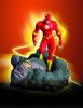 Flash vs Gorilla Grodd Mini Statue by DC Direct