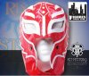 WWE Rey Mysterio Kid Size Replica Red and White Half Mask