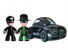 Green Hornet & Kato Mini-Mezitz Set with Black Beauty by Mezco