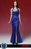 Super Duck 1/6 Figure Accessories Cheongsam V2 in Blue SUD-C014A