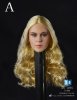 DSTOYS 1/6 Female Head with Long Curly Hairstyle DS-D004A