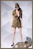 POP toys 1:6 Sexy War Women Suit Cloth Version Tan POP-F27A