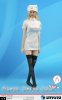 ZYTOYS 1:6 Female Figure Accessories Nurse Uniform White A ZY-16-18A