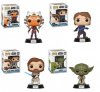 Pop! Star Wars The Clone Wars Set of 4 Vinyl Figures Funko