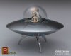 Alpha Centauri U.F.O.s Short Range Saucers Model Kit Pegasus Hobbies