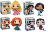 Pop! Princess Series 2 Set of 4 Figures Funko