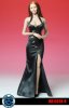 Super Duck 1/6 Figure Accessories Cheongsam V2 in Black SUD-C014B