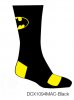 DC Mens Character Athletic Crews Batman Socks DCX1094MAC-Black