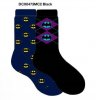 Dc Mens Crew 2 Pack SuperHeroes Batman Socks DCX0473MC2 Black