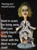 Beetlejuice Head Knocker Extreme by Neca