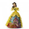 Disney Traditions Belle with Castle Dress Figurine by Enesco