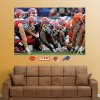 Bills-Browns Line of Scrimmage Mural Buffalo Bills NFL