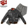 1/6 Accessories A2 leather Jacket Set WT09B Black Normal 