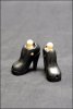 Black Rounded Stiletto Bootfeet by Triad Toys