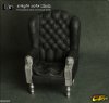 1/6 Scale Single Sofa Black CMT-S002 by Cm-Toys