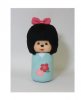 Kokeshi Monchichi Blue Figure by Sekiguchi 