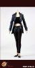 Pop Toys 1/6 Female Agents Leather Coat Suit Blue POP-F15C