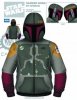 Star Wars Darker Boba Fett Costume Hoodie Large Size