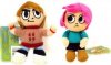 Scott Pilgrim 4" Plush Clip On Boy Scott & Girl Ramona Set of 2