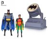 Batman Animated Series Batman & Robin with Batsignal 2 Pack