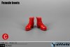 ZY Toys 1:6 Figure Accessories Female Boots Red ZY-16-24C