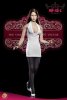 Pop Toys 1/6 Premium Version V-Neck Sheath Dress POP-F19 C White