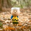 Peanuts Super Size Camping Charlie Brown 16in Vinyl Figure Super7