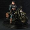 Captain America on Motorcycle Statue by Gentle Giant