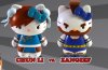 Street Fighter x Sanrio Hello Kitty Pvc Box Set Chun Li Vs.Zangief