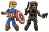 Marvel Minimates Series 55 PX Classic Capt America vs Winter Soldier