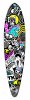  Tokidoki CMYK Collage Longboard Deck